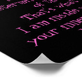 Geen magische opties poster (Hoek)