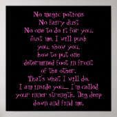 Geen magische opties poster (Voorkant)