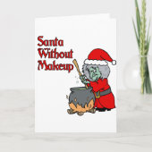 Geen make-up feestdagen kaart (Voorkant)