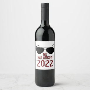 Geen Malarkey 2022 Wijn Etiket