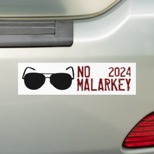 Geen Malarkey 2024 Bumpersticker