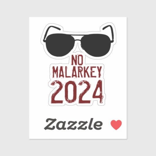 Geen Malarkey 2024 Sticker (Vel)