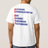 Geen Mama (voor en achter) T-shirt (Achterkant)