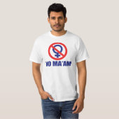 Geen Mama (voor en achter) T-shirt (Voorkant volledig)