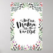 Geen mama zoals die ik kreeg poster (Voorkant)