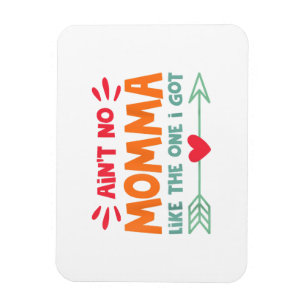 Geen mama zoals ik heb mama liefde retro V Magneet