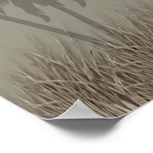 Geen Man An Island - John Donne Quote - Art Print (Hoek)