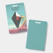 Geen Man Badge (Voor- en achterkant)