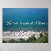 Geen man is altijd verstandig om poster te bekrach (Voorkant)