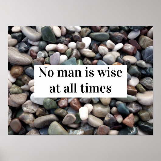 Geen man is altijd verstandig Poster (Voorkant)