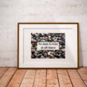 Geen man is altijd verstandig Poster