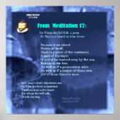 Geen Man is een eiland Poster (Voorkant)