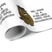 Geen man is een mislukking met Groundhogs Cadeaupapier (Rol Hoek)