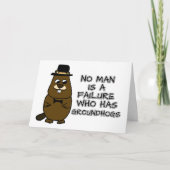 Geen man is een mislukking met Groundhogs Kaart (Voorkant)