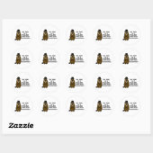 Geen man is een mislukking met Groundhogs Ronde Sticker (Vel)