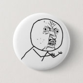 Geen man ronde button 5,7 cm (Voorkant)