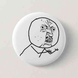 Geen man ronde button 5,7 cm