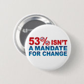 GEEN MANDAAT VOOR WIJZIGING VAN Buttonnen Ronde Button 5,7 Cm (Voorkant /achterkant)