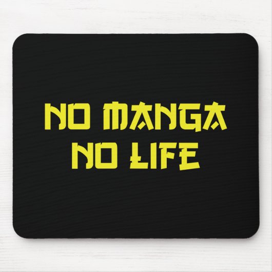GEEN MANGA GEEN LEVEN MUISMAT (Voorkant)