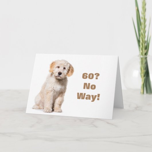 GEEN MANIER DAT U **60* KAART NIET KUNT ZIJN (Voorkant)