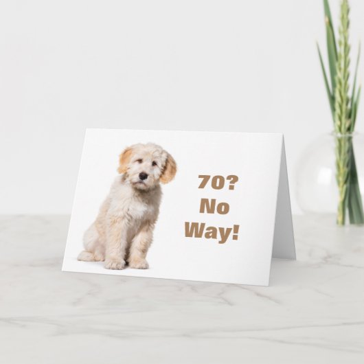 GEEN MANIER DAT U **70* KAART NIET KUNT ZIJN (Voorkant)