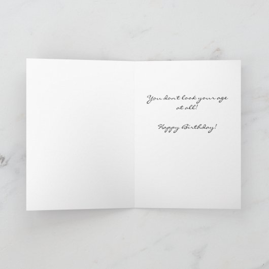 Geen manier, Verjaardag! Kaart (Binnen)