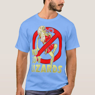 Geen Mannen vrachtwagenchauffeur bij lozards T-shirt