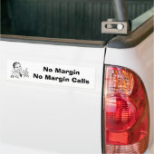 Geen marge, geen margestortingen bumpersticker (Op Truck)