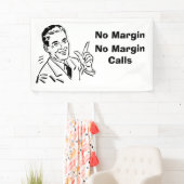 Geen marge, geen margestortingen spandoek (Insitu)