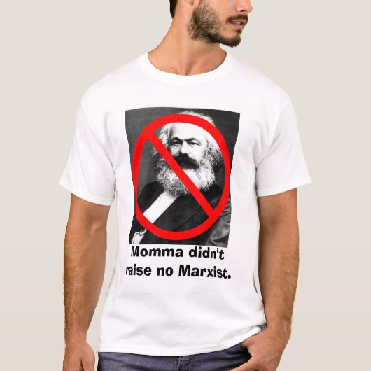 Geen marxist Tee Shirt (Voorkant)