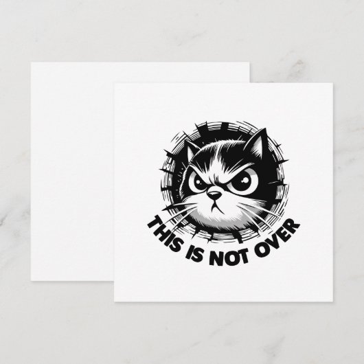 Geen más de 2 feestdagenkaart (Voorkant / Achterkant)