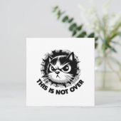 Geen más de 2 feestdagenkaart (Staand voorkant)