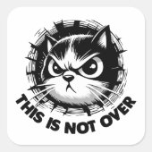 Geen más de 2 vierkante sticker (Voorkant)