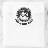 Geen más de 2 vierkante sticker (Tas)