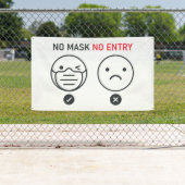 Geen masker Geen invoer Spandoek (Insitu)