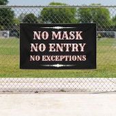 Geen masker Geen invoer Spandoek (Insitu)