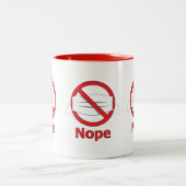 Geen masker koffie Mok (Center)