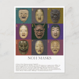 Geen maskers collectie briefkaart