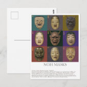 Geen maskers collectie briefkaart (Voorkant / Achterkant)
