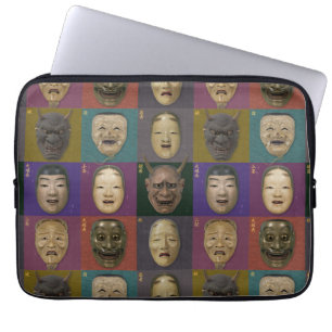 Geen maskers collectie laptop sleeve