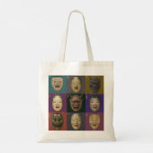 Geen maskers collectie tote bag (Achterkant)