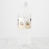 Geen matrozen! Jongen Pirate Verjaardag Waterfles Etiket (Achterkant)