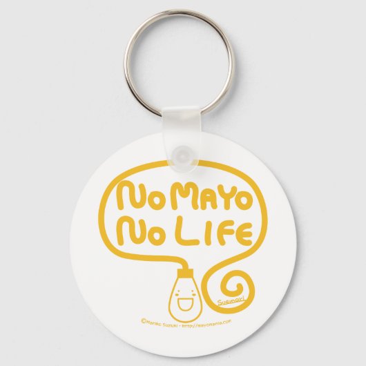 Geen Mayo No Life Sleutelhanger (Voorkant)