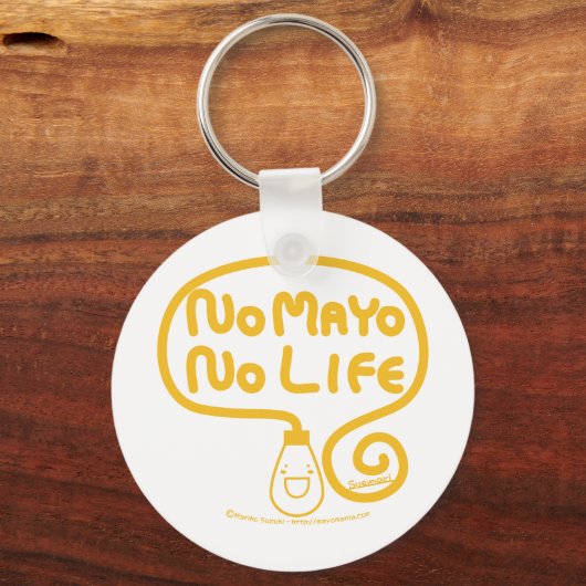 Geen Mayo No Life Sleutelhanger (Voorkant)