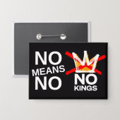 GEEN MEANS NEEN BUTTON (Voorkant / Achterkant)