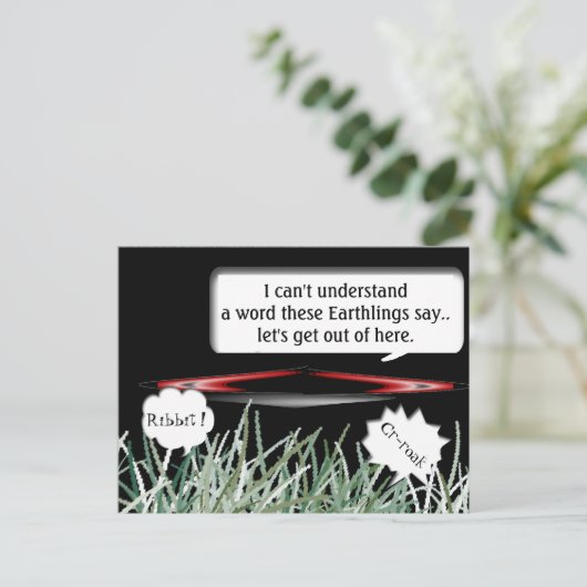 Geen mededeling briefkaart (Staand voorkant)