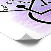 Geen medelijden! - invaliditeit t-shirt poster (Hoek)