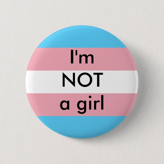 Geen meisje Button (Voorkant)