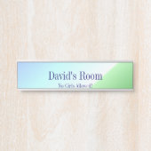 Geen meisjes toegestaan! Schuurplaat Deurbordje (Voorkant)