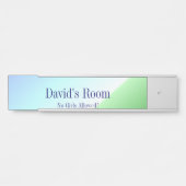 Geen meisjes toegestaan! Schuurplaat Deurbordje (Voorkant)